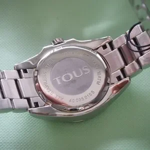 tous stainless steel motif watch with spinel 38MM Analog Watch with steel and gold-colored IPG steel bracelet  main image 4